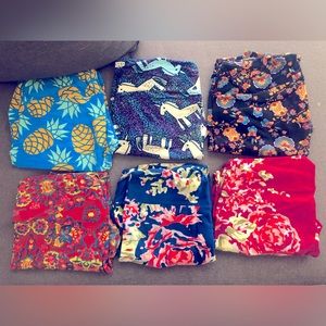 Lot of 6 LuLaRoe Leggings